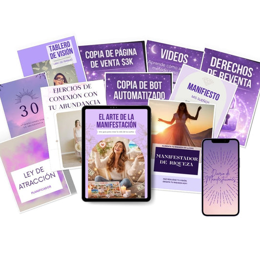 Aprende a manifestar la vida de tus sueños y vende este PDF + 7 PDF ANEXOS EXCLUSIVOS + 5  BONOS